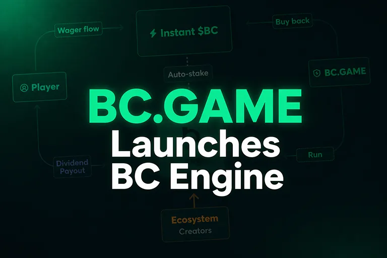 BC.GAME Launches BC Engine: How Gameplay Earns You Hourly BCD in 2026