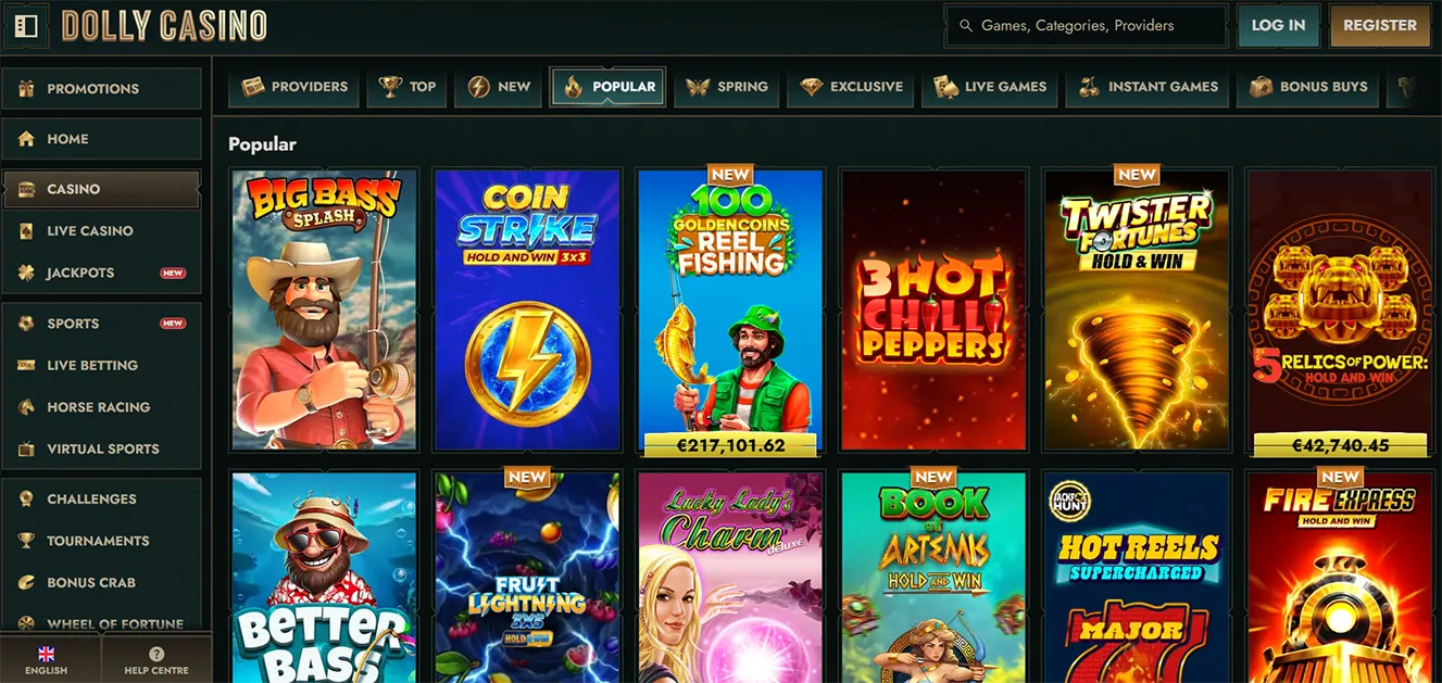 Dolly Casino Logo – Crypto & Fiat Online Casino