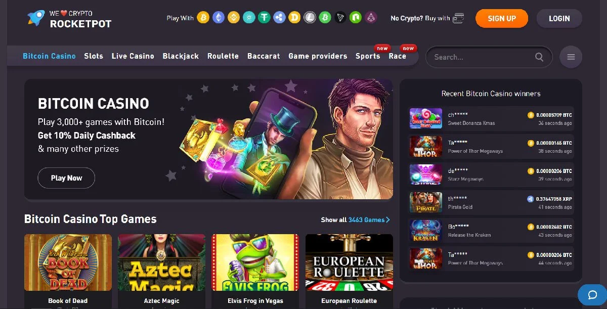 Rocketpot Casino UK