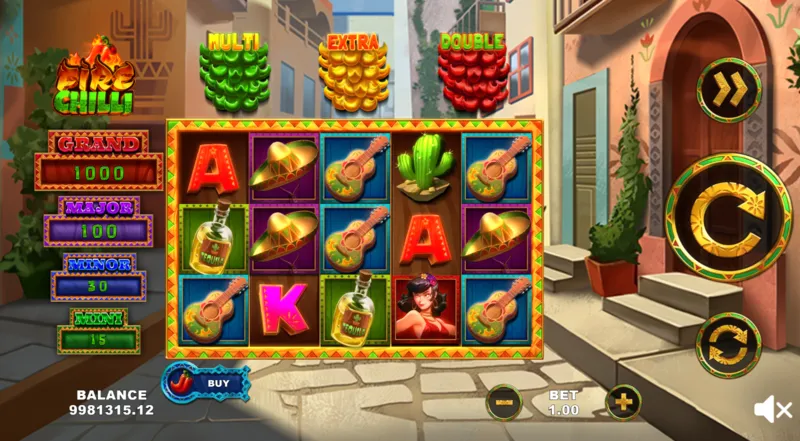 Fire Chilli slot by Zillion Games